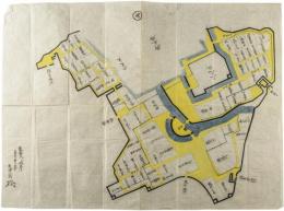 前橋城三ノ丸家臣屋敷割図