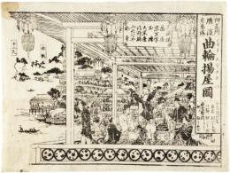 かわらばん  神奈川横浜交易場曲輪場屋図