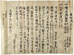 鉄砲御改ニ付指上ケ申手形之事