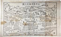 上州草津温泉之図