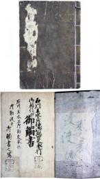石川主水正様御勘定奉行御勤役中御触書