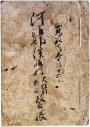 岩代国河沼郡濱崎村大館野新田改直帳