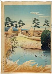 大野麦風版画　秋(仮題)
