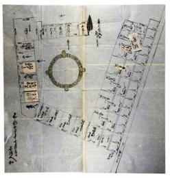相撲桟敷割図