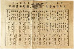 八斗島有志大競馬会番組表
