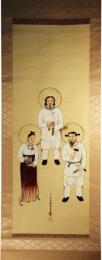 掛軸　鍛冶祖神御像