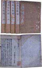傷寒名数解