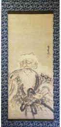 掛軸　神農像
