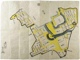 前橋城三ノ丸家臣屋敷割図