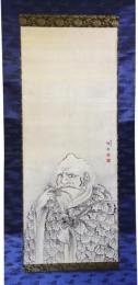 掛軸　神農尊像