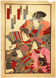 売薬版画　芝居