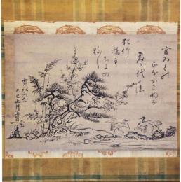 掛軸　灰屋紹益