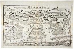 上州草津温泉之図