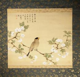 掛軸　小室翠雲　花鳥図