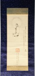 掛軸　僧月照　釈迦之図