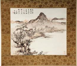 掛軸　小室翠雲　