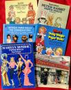 paper dolls :marilin monroe,the edwardian era,dolly dingle,peter rabbit,kate greenaway　ペーパードール、マリリン・モンロー、ピーター・ラビット、ケイト・グリーンナウエイ、エドワード・エラ、ドリー・ディングル
