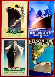 カッサンドル　他絵葉書　ＮＯＲＭＡＮＤＩＥ、　ＮＥＬＳＯＮーＬＩＮＥ、