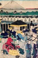 東京日本橋繁栄之圖