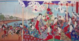 東京不忍大競馬之図