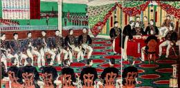 鹿児島鎭定緒将昇級賜賞牌之圖