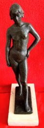 大須賀力　裸婦ブロンズ像