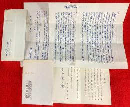 野口冨士男書簡　＋ご挨拶