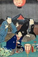 金龍山眺望夕涼の図