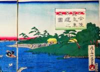六合陸蒸気車鉄道之全図