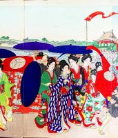 奠都三十年祝賀祭盛況之図