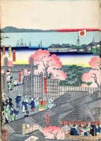 東京鉄砲洲新嶋原遊郭之図