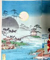 東風俗　美人の月見