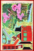 白波五人男稲瀬川勢揃の場　；立版古　組上絵