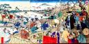 温故東錦　徳川十三代将軍御鷹野之圖