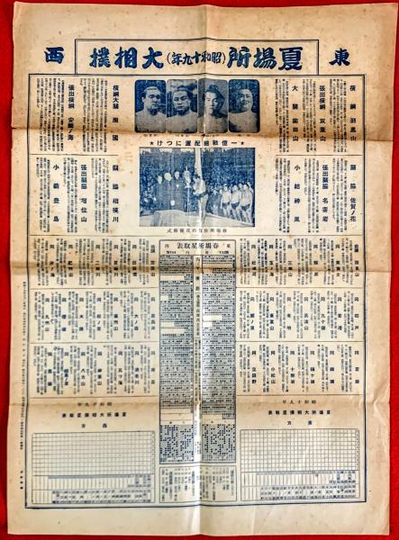 大相撲勝負星取表（昭和十八年春場所）