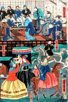 武州横浜外国人遊行之圖