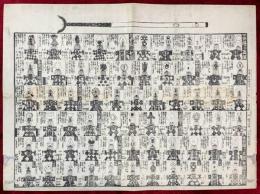 江戸まとひづくし　（江戸纏尽くし）　火消　：瓦版