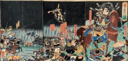 天目山勝頼討死ノ圖