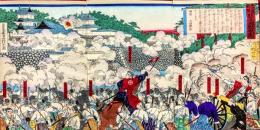 鹿児島新聞　熊本城戦争圖