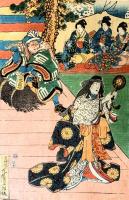 貞秀　：仮題　坂田金時　金太郎　大江山　酒吞童子