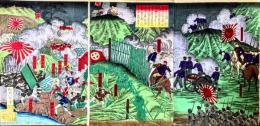 官軍城山を攻破りて敵を岩崎谷に追詰諸隊一斉に激烈の攻撃・・・　：西南戦争　西郷隆盛・桐野利秋