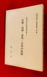 野田市民俗調査報告書