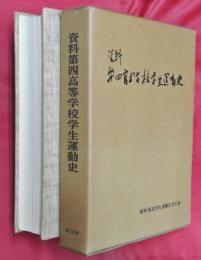 資料第四高等学校学生運動史