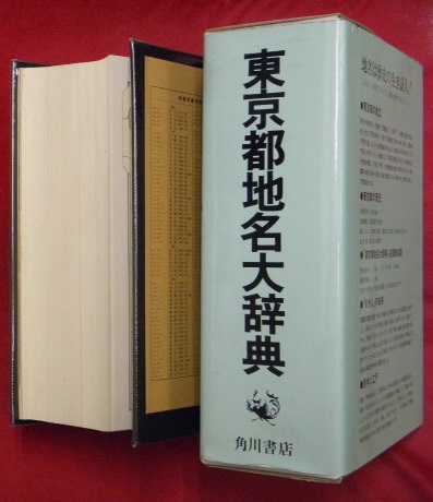 売れ筋がひ贈り物！ 東京都地名大辞典【角川日本地名大辞典13】(杉山博責任編集代表 語学