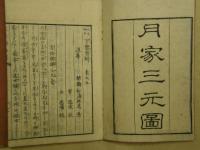 家相必用　方鑑精義大成　乾坤2冊／年家下元図／三元秘用　方鑑図解　巻之壱・巻之五（月家三元図）　計5冊