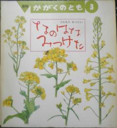 なのはなみつけた　月刊かがくのとも252号　1990年初版　ごんもりなつこ　福音館書店　3