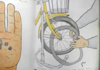 パンクしゅうり　かがくのとも212号　1986年初版　百木一朗　福音館書店　3