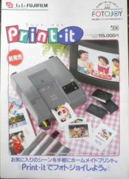富士写真フィルム FUJIFILM　FOTOJOY フォトジョイ　3点セット　パンフレット　カタログ　1994～96年　a20