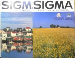 SIGMA シグマ　カメラ　レンズカタログ　カタログ　パンフレット　6点セット　1992～1996年　a9