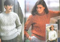 はじめて編むアランセーター　昭和58年初版　日本ヴォーグ社　b